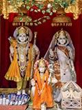 Bhagwan Shri Ram, Shri Sitaji and Shri Hanumanji